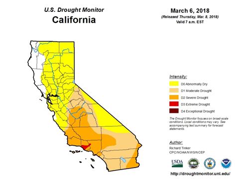 Despite Recent Storm Californias Drought Map Depicts Same Bleak