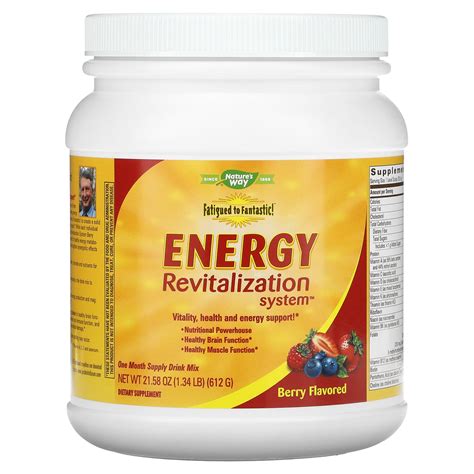 nature s way fatigued to fantastic energy revitalization system berry 1 3 lb 612 g