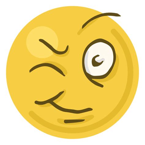Emoji De Rosto Piscando Baixar PNG SVG Transparente