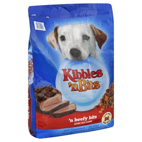 This is also the best dog food for puppies due to a variety of vitamins and minerals as well as dha and ara fighting viruses, bacteria, germs, diseases they cause. Kibbles 'n Bits Kibbles 'n Bits Beefy Bits Dog Food 16 lbs