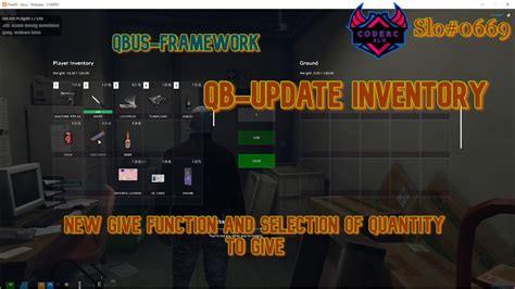 Qbus Qbus Inventory Update Fivem Qbus Inventory Youtube