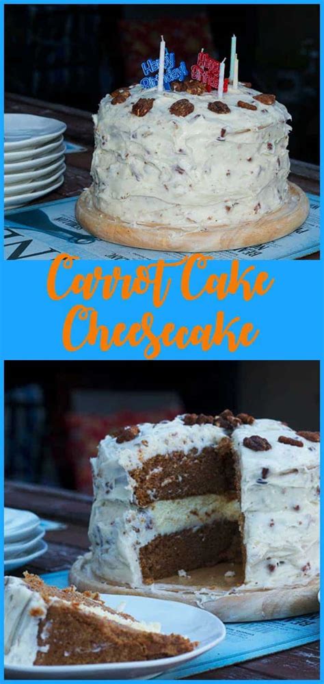 Homemade Carrot Cake With A Cheesecake Layer A Labour Of Life
