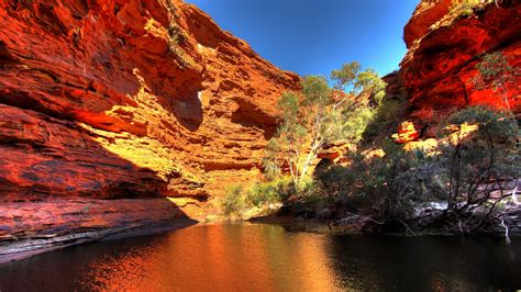 Kings Canyon Gorge Northern Territory Of Australia Windows 10