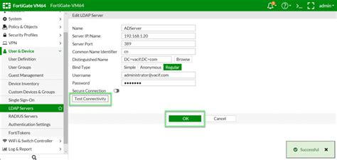 Fortigate How To Configure User Authentication Ldap On Fortigate