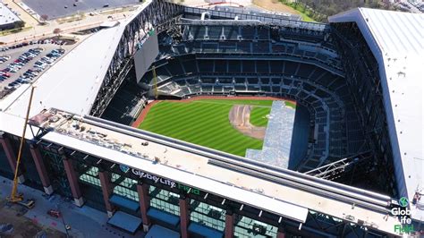 Aerial View Of Globe Life Field 04242020 Texas Rangers