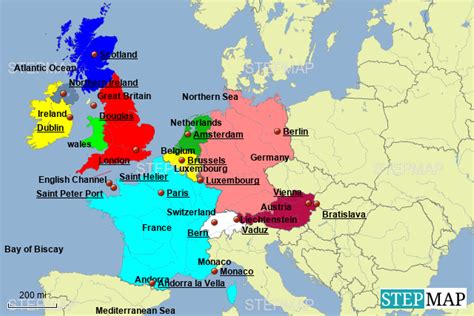 Map Of Europe British Isles Map Of World