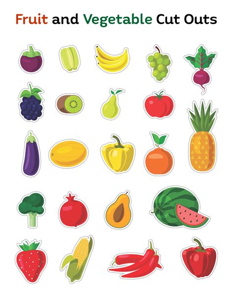 5 Best Images Of Fruit Cutouts Printable Fruit Cut Out Shapes Fruit