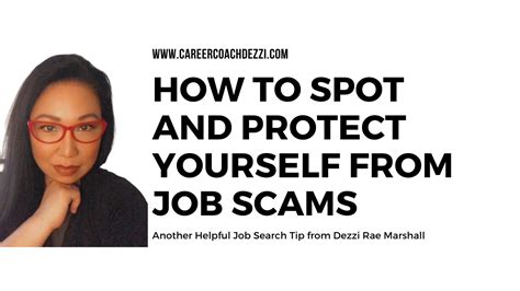 How To Spot And Protect Yourself From Job Scams