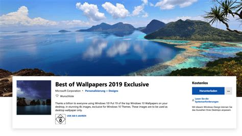 Microsoft Veröffentlicht Best Of Wallpapers 2019 Exclusive Im Store