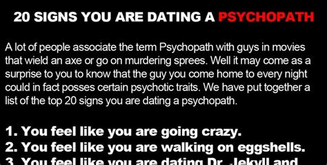 20 Signs Your Partner Is A Psychopathrelationship Surgery Relationship Surgery Psychopath