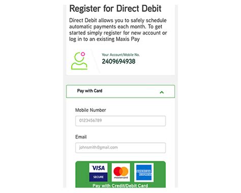 Perfect for lovers of migrate to moreflex postpaid. Direct Debit | Maxis
