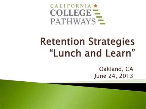 Ppt Retention Strategies Lunch And Learn Powerpoint Presentation