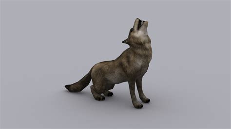 Animated Wolf Game Ready Animated Model Cgtrader