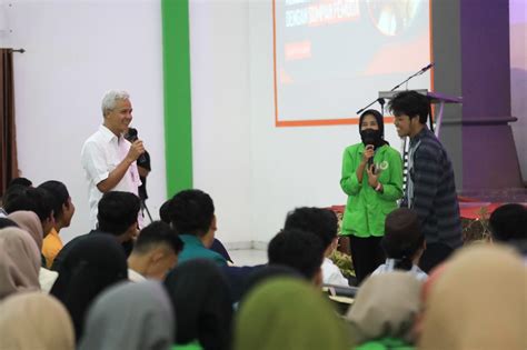 Ganjar Dorong Mahasiswa Indonesia Rawat Perbedaan Dan Kebangsaan