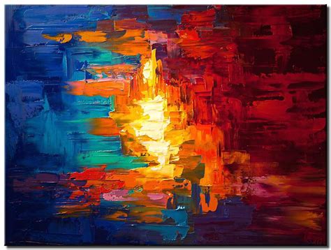 How The Abstract Painting Is Fine Art Residence Style