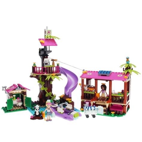 There's a panda that needs your help! LEGO Friends 41038 - Jungle Rescue Base - DECOTOYS