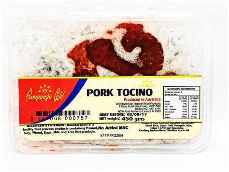Pampanga Gold Tocino Pork 400g From Buy Asian Food 4u