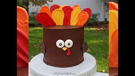 While pumpkin pie may be synonymous with thanksgiving, cake lovers will enjoy having an alternative option to the traditional dessert. Easy Turkey Cake Tutorial! - YouTube