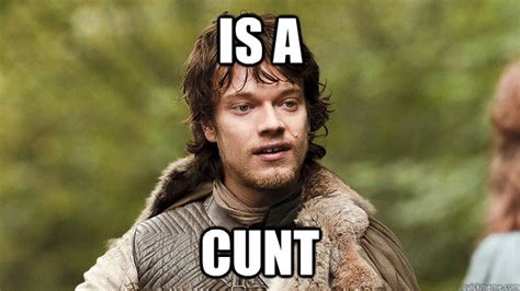 theon greyjoy gets told by sister memes quickmeme