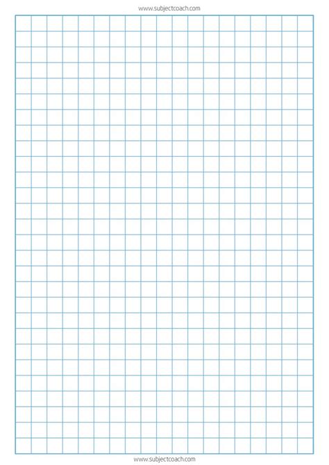 Graph Paper A4 Size Template Printable Pdf Word Excel Sheet Word A4