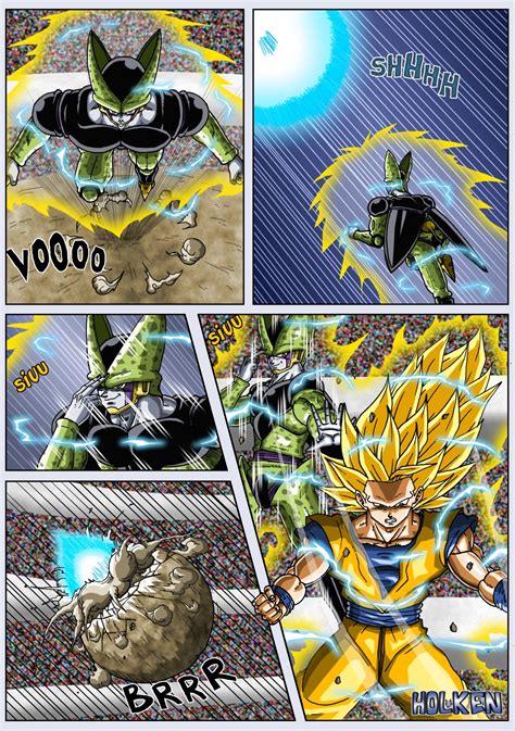 Dbm Goku Vs Cell Page 03 By Dbzwarrior On Deviantart