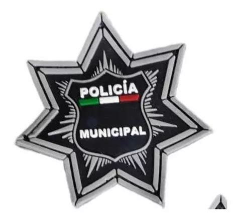 Parche Estrella Policia Pvc Tactico Velcro Contactel Meses Sin Interés