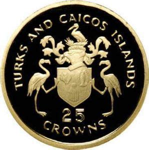 Coin 25 Crowns Turks And Caicos Islands 1969 Today Crown
