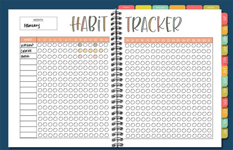 Habits Planner Template Printable