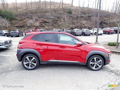 Nowhere else in the market can you get this much range for this little money, and it's all bundled into an attractive small suv package. 2020 Pulse Red Hyundai Kona Ultimate AWD #137603690 ...