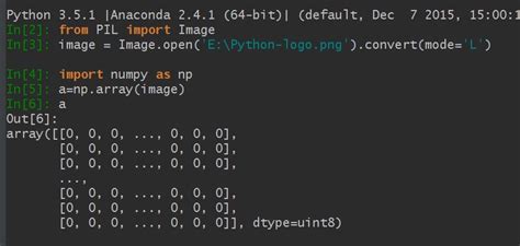 We use imread() object to read the image. python - convert PIL Image to numpy array sometimes don't ...