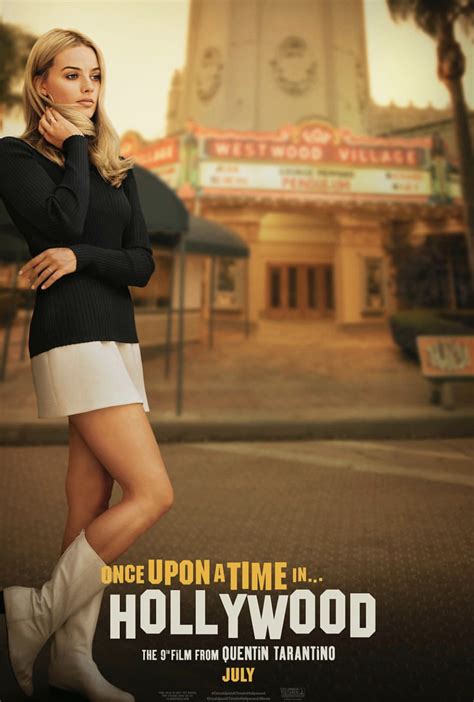 Once Upon A Time In Hollywood Margot Robbie Nel Nuovo Poster