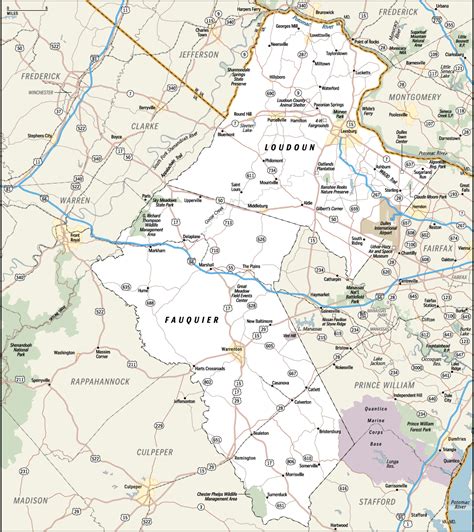 Loudoun County Va Zip Code Map United States Map