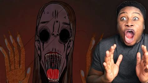 Reacting To True Scary Animations Do Not Watch At Night Youtube