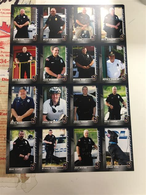 Police Trading Cards Rprotectandserve