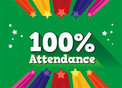 Personalised 100 Attendance Postcard A6 Pupil Reward
