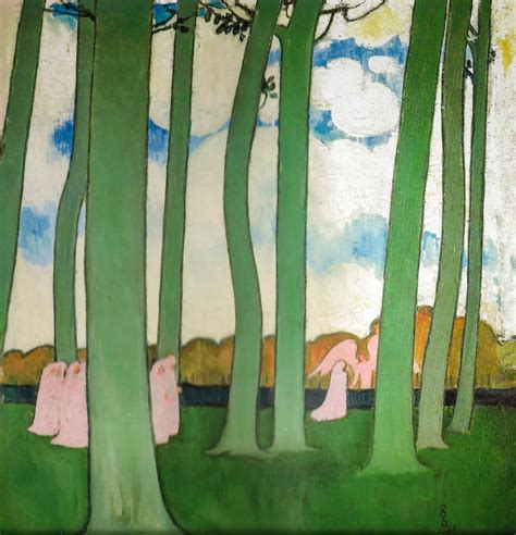 Maurice Denis Landscape With Green Trees 1893 At Musée Dorsay Paris
