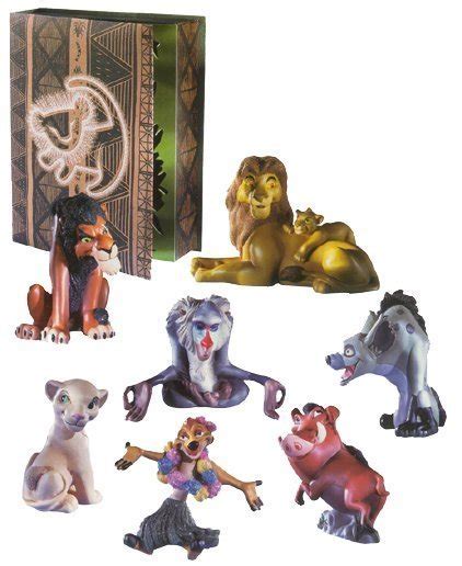 Disneys The Lion King Limited Ed Holiday Ornament Set Safari