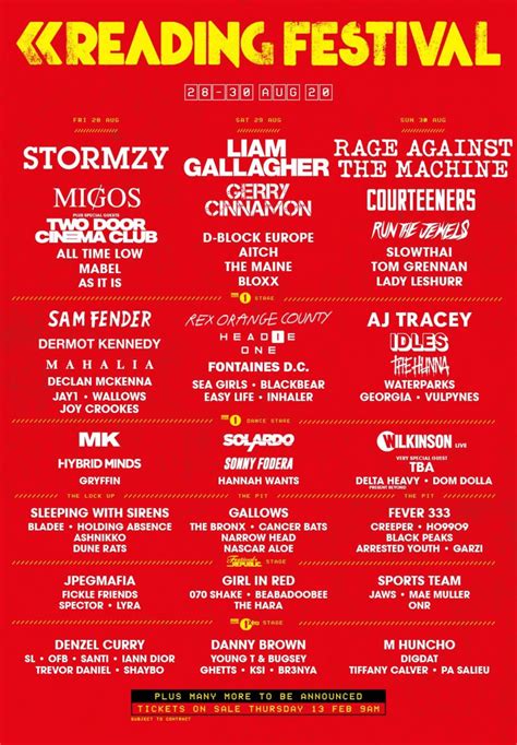 Every Reading And Leeds Poster Since 1989