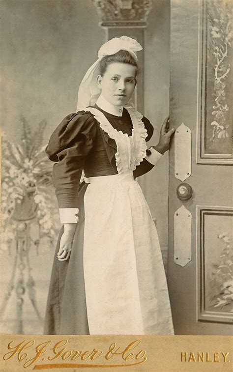 A Lovely Maid From Europe Cabinet Photo Victorian Maid Vintage Portraits Vintage Photos