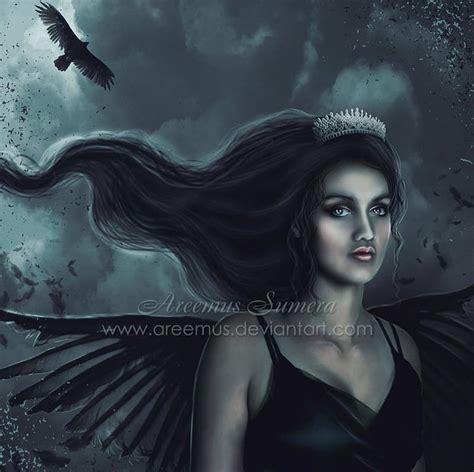 Queen Of Crows Art Fantasy Lady Girl Hd Wallpaper Peakpx