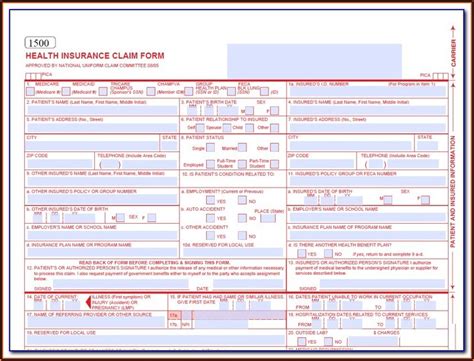 Medicare Standard Form 5510 Instructions Form Resume Examples