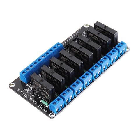 8 Channel 5v Solid State Relay Low Level Trigger Dc Ac Pcb Ssr In 5vdc
