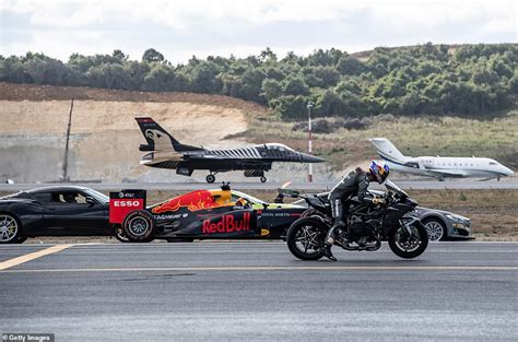 Supercar Superbike F1 Car Private Jet And Fighter Jet Go Head To