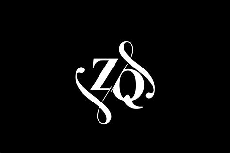 Zq Monogram Logo Design V6 Graphic By Greenlines Studios · Creative Fabrica