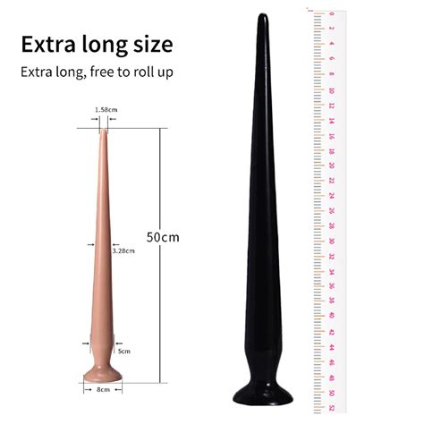19 xxxl extra large long huge flexible anal dildo big butt plug massive sex toy ebay