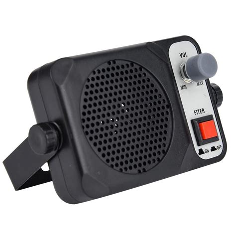 Tebru Mini Walkie Talkie Car Mobile Radio External Speaker For Motorola