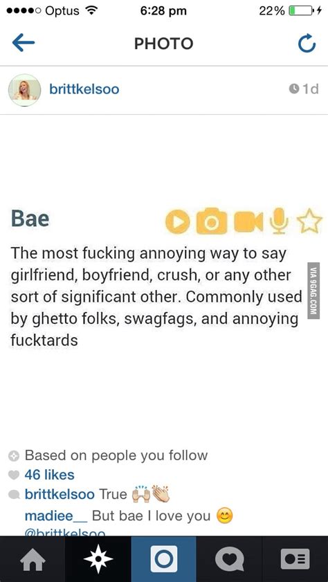 The Real Meaning Of Bae 9gag