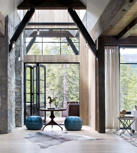 Mountain Chalet In Colorado Showcases Rustic Contemporary Styling