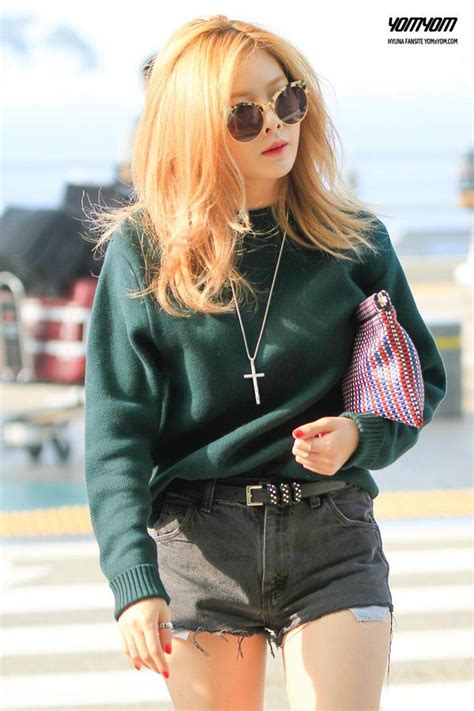 4minute Hyuna Airport Fashion Hyuna Fashion Korean Fashion Fashion