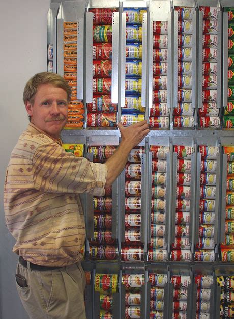 Wall System For Canned Food Creative Storage Solutions Canned Food